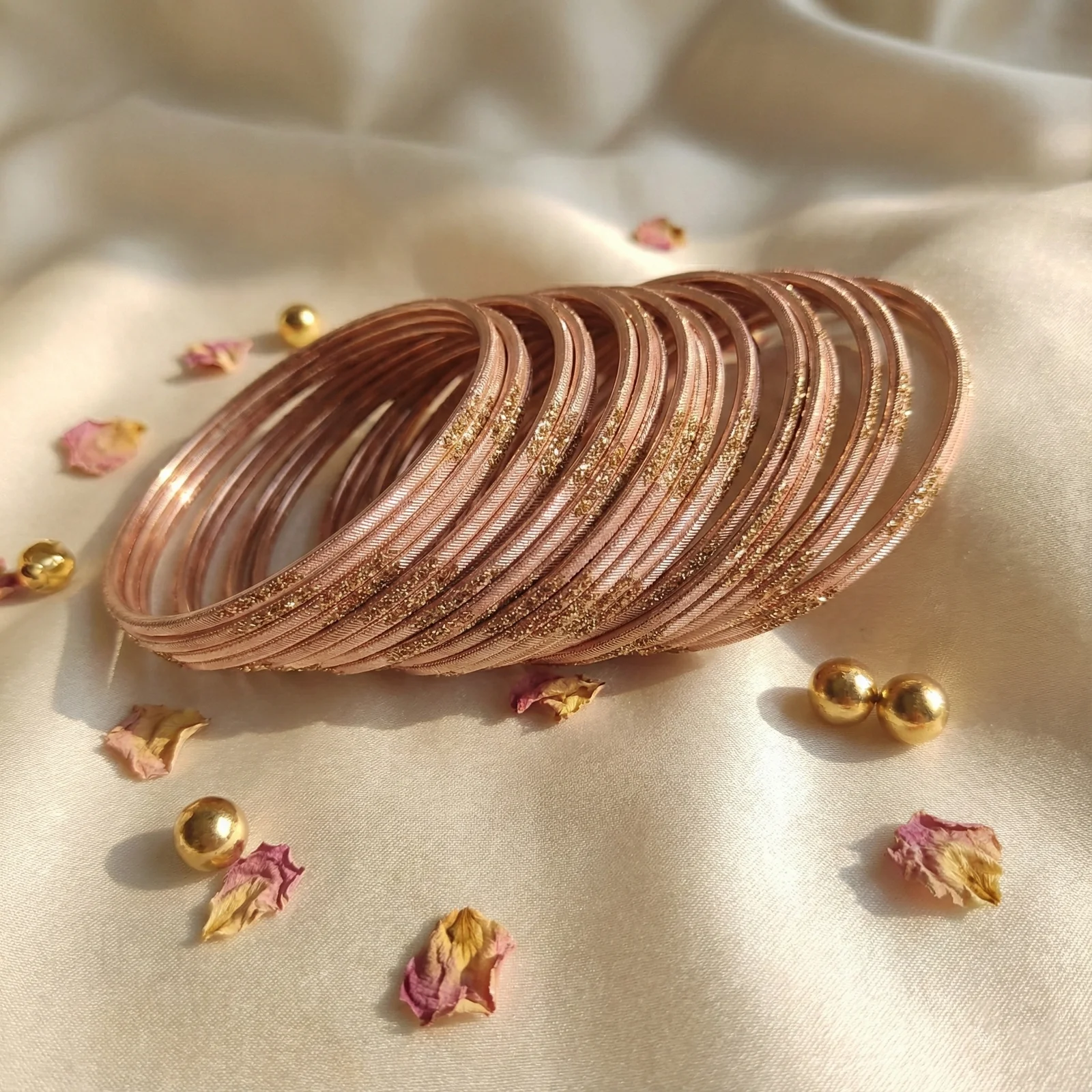 Silkyshine Plain Metal Bangles