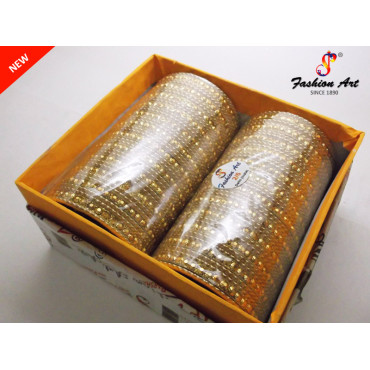 Ronak Golden - Metal Bangle Set (2 Sets Box, 2 Box)